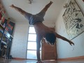 Dias intensos de cabeza, cuarentena productiva🔥 #equilibrio #handstand #invertida #cuarentena #slacklife