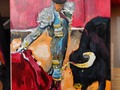Un pedido especial 🎨🖌️ (acrílico sobre lienzo 40x60 cm.) . #arte #pintura #art #painting #draw #dibujo #taurino #toreo #toros #bullfighting #españa