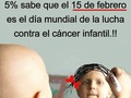 #15feb #diacancerinfantil #cancer #niños #niñas #conciencia #salud #humanidad #manoamiga @fancalara