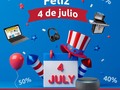 ¡Celebremos el 4 de julio, con ofertas, ofertas y mas ofertas!  Revisa HOY todas tus página favoritas y aprovecha descuentos sensacionales en tecnología, ropa, hogar y muchos más.   #4julySale #PídeloConMBE #LoHacemosPosible #PeoplePossible