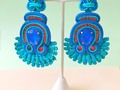 Aretes artesanales, Técnica Soutache !! No pesan, encuéntralos en nuestra pág web,