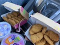 When I opened the nuggets today. One box was organized the other not so much.