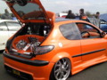 Orange Peugeot 206