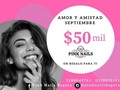 ¿Aún no sabes qué regalar? 🎁  Toma nota: 🤗a las mujeres nos encanta que nos consientan! 😍  En PINK NAILS lo haremos de pies a cabeza! 🤤 🛍Ven y compra un bono!🔖 Cra 16 #80-90