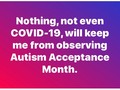 #autismacceptancemonth #autismacceptance #april2020 #autismandcovid19