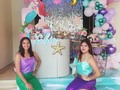 Así celebramos a Fabia al estilo #sirenas....gracias a @fm_eventos quienes fueron los creadores de esta bella decoración...gracias por elegirnos!!!.... #somosPLAYHOUSE #animacionexpresss💯💥 #animaciondivertida #todoparatusfiestas #sirenita