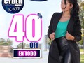 Cyber 🅼🅾🅽🅳🅰🆈 is here‼️  Shop:   Aprovecha un 40% OFF EN TODO!   🆂🅷🅾🅿 🅿🅾🅼🅿🅸🆂 🆂🆃🅾🆁🅴 🛍💜