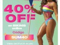 Summer 🆂🅰🅻🅴 🔥❤️‍🔥   Entra ya y obten un 40% OFF en toda la colección de 🅼🅰🆁🅸🅿🅸🅻🆈 Swimwear 👙☀️🌴   (Solo en tienda ONLINE)   CODIGO: SUM40   🅷🅰🅿🅿🆈 🆂🅷🅾🅿🅿🅸🅽🅶 🛍️👙🫶