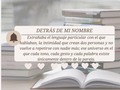 🖋️.  #frasesinstagram #frasesdelibros #detrásdeminombre #bookstagrammers #booksgramcol #bookmarklover