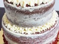 #tbt para los amantes de la Red Velvet😍, dos pisos de esta ricura 😋 . . #postresgabymatarazzo #redvelvet #cuarentenaencasa #merienda