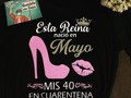 TShirts Personalizados para que celebres tu cumpleaños cuarenteno ☺️ESCRÍBENOS... 6732-0797 . . Diseños•Impresiones•Personalizados•Ideas•Gigantografía•Gorras•Vasos•Tazas. Y de todo lo que puedas imaginar.  Solo aquí en @poveda_impresiones  Contáctanos 908-1001 ☎️ 📱6732-0797📍 🔴Mejoramos cualquier cotización🔴  #aguadulce #penonome #escarchados #veraguas #santiago #pty #personalizados #personalizadospty #cocle #chitre #lastablas #chiriqui #placasdereconocimiento #reconocimientos