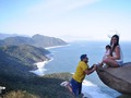 Mis amores 😍 Mía desde chiquita bien guerrera, para llegar ahí subimos como 45 min caminando un cerro y estábamos que no podíamos más Jajajja en ese tiempo ni ejercicio hacíamos
