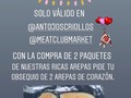 Compartimos con todos ustedes, esta promoción por el día de San Valentín, para que los que deseen, las busquen, y así podrán disfrutar ese día con una Arepita de Corazón, llena de amor de mamá 📍Recuerda si te interesan nuestras Arepas, llama, o envía un texto por el 👉☎️786-2033802.....Si solo deseas un paquete, Listo!... Aqui👇🏻te indicamos dónde encontrarlas!...👍💥#venezolanosenorlando#venezolanosenkissemme#venezolanosenpompano#venezolanosencoralgable#venezolanosenhollywood#venezo lanosenweston#venezolanosenkendall#venezolanosendoral#harinapan#pan_us#arepitas.#Arepavenezolana.#venezolanosenmiami.#venezolanosenchicago.#venezolanosentexas.#Texas. ENCUÉNTRANOS AQUÍ: ..................TEXAS............................ ✔️ @Harvest Natural Market en las tres locaciones  25600 Westheimer Pkwy Katy tx 77494 25115 Gosling Rd Spring tx 77389 4603 Sienna Pkwy ✔️@Missouri city tx 77459 En las dos locaciones de Phoenicia Speciality Food 12141 Westheimer rd Houston tx 77077 1001 Austin St Houston tx 77010 .....................MIAMI👇🏻....................... .✔️@meatclubmarket Doral-5900NW, 97 Th Ave, Suit 26 Miami Fl33178 . ✔️@antojoscriollos Doral-11251NW, 20 St,Local 108 Miami. Fl33178 Weston-1313 shotgun Rd. Sunrise Fl 33326 Aventura-19002 West Dixie HighwayFl 33180  Coral Gables-2265 Coral Way, Fl 33145 .✔️@meattowndist Doral-10400 NW 33rd St.Suite. 120 Fl 33178 .✔️@bravo_super_market_weston .✔️@bravo_super_market Pembroke Pines-2141 Pembroke Road. Pembroke Pines. Fl 33025. .✔️@bravo_super_market 3025 Johnson St. Hollywood.Fl33021. .✔️@Puntogourmetusa Pompano Beach-900 S Powerline Rd #906 Pompano Beach. Fl 33069. .✔️@VenezuelanDepot Doral-9831 NW 58Th St#128. Doral. Fl33178. .✔️@The3Amigos_weston Weston-11320 Sw 160Th Ave. Sunrise. Fl33326. .✔️@AleMeat Weston-123 Weston Rd. Weston. Fl33326. .✔️@LaBodeguitaMeatMarket. 1610Nw 57 Th Ave Miami Lakes. Fl33014. .✔️@PriceChoicefoodmarket. 1851NE 2nd Ave. Miami. Fl 33132. .✔️@Fit2go .✔️@Doscroquetas. ............KISSIMMEE👇🏻.................. ✔️@Willer’s Supermarket 1344 E Vine St, Kissimmee  Fl34744 ✔️@Kissimme Meat &Produce 1528 W Vine St, Kissimmee  Fl34741 ...........ORLANDO👇🏻.................. ✔