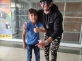 Mi hijo Dieggo Alejandro feliz de compartir con @rheymusic & @gynalapatrona