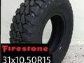 Disponible Juego de 4 cauchos 31x10.50R15 Firestone #540$ los 4 cauchos, entrega inmediata en Valencia