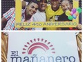 Felicidades a @bolivarvalera y a todo el equipo de @elmananerord por nuestro 4to. Aniversario @elnaguero11 @manoloozuna @eldelivery1 @shailynsosau @mikeerosa @jucavafilmss