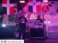 #Repost @thomascomedy with @repostapp. ・・・ @relsantana en escena en Le Boulevard Café, Miami. #FestivalInternacionalDeHumor @lagarata_films