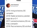 Felicidades a los pocos fans de #Toronto y mis respetos a los fans de #GoldenState que cuando #Durant se vaya este año buscarán otro equipo.