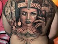 Seguimos con este proyecto de espalda completa en compañía de @andrespaezt realizado al vago @sebastianran7  .. Citas y cotizaciones al 👇🏽 3184070543 .. #artfusiontattoo #tattooegipcia #egipciantattoo #tattooblackandgrey #colombiatatto