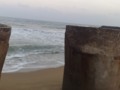 Cylindrical Structure Placed in Beach of Ennore at Chennai to Reduce Soil Erosion by Bay of Bengal