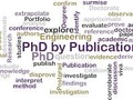 Deciding on a Dissertation Format: Considering the Implications of a PhD by Publication