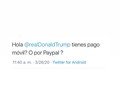 @realdonaldtrump Manda tu número de cuenta o PayPal 🙆🏻‍♂️🤷🏻‍♂️