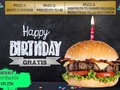 ¡Nosotros invitamos la hamburguesa! celebra tu cumpleaños en #rollinback59 #restaurante #retro ¡RESERVA!