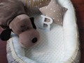 Muchos me preguntan por los peluches que acompañan los productos, son parte de la escenografía, no están disponibles para la venta. Son los juguetes de mi hija, ella decidió que nos acompañarían en el trabajo y creo que fue una excelente idea 😍 #bebe #nido #colecho #cunas #juegodecuna #babyboy #babygirl #hechoamano #hechoconamor