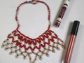 PECTORALES DISPONIBLES ✔️  #pectoralestejidos  #tonostierra 🤎🧡 #rojo ❤🤍 #violeta 💜 #hechoamano❤️  #accesoriosúnicos  #entregainmediata✔️  #tipsideas😍 #ideasparacombinartusaccesorios👌  #artelocal #byflorromano #maquillaje @mirtamatheus