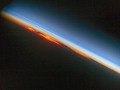 Fiery South Atlantic Sunset via NASA #space #science #geek #nerd