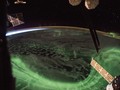 The Aurora and the Sunrise via NASA #space #science #geek #nerd