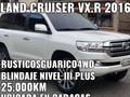 Land cruiser vx.r año 2016  25.000 kms  blindada en agosto 2018 blindaje nivel 3 plus Ubicación #caracas  Motor v6  Precio 71.000$
