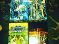 Deck two of three. My tarot illuminati deck. Just finished a reading with it which went the way I was expecting after the first deck but have extra insight. This deck is fun to look at and the gold trim is lovely. Hard to rank my decks but out of three this is 3. Easy to read though which I love. I only get the decks I know I'll love so it's a great deck but not the first one I grab fur a personal reading but for a simple reading for others I grab it first. #tarot #tarotcards
