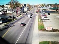 Another kick ass photo from the adventure with Rufus on the bike path. The view from atop the bridge #adventure #city