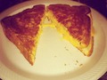 Made these bomb grilled cheese sandwiches with mustard and Apple slices in em. #freshfood #food #chef