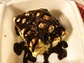 Dinner was great and this for dessert was awesome. Some tiramisu to finish dinner off. #foodporn #takeout