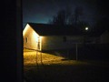 Random picture I took outside a few nights ago. Spooky next door garage. #spooky