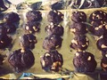 Second batch of caramel & sea salt chocolate cookies. #cookies #foodporn #chef #baked