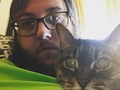 This is cody my baby for eleven or twelve years. Been a lovely relationship and bond we have had over that time. Sadly her back legs have given in... She can barely walk on her own so today we are putting her down to stop her suffering. This is my O.G. Baby and this choice fucking sucks. #cat #kitty