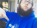 Rocking my new hoodie from school. Also I woke up like this... Literally I had been up for 5 minutes before I took this. #chefinthemaking #college #collegelife #school