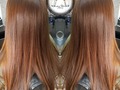 Hermosa Marcela con su cabello #pelirojo 🔥🔥🔥 Desliza para que veas el antes 🤩💯 . . . . . . #retoquedecolor #colortouch #wella #salerm #beforeandafterhair #tendencias2019 #hairred #hairsalon #hairtransformation #hairstyles #coloresdemoda