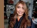 Hermosa Leidy con su #haircontouring #hairbrunette #hairsalon #balayagebrunette