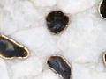 The SALEMCA Precioustone Collection is a line of super exotic and exclusive slabs that are jewellery for your home or office. Handmade in India and China by expert craftsmen these slabs are made of some of the rarest materials from around the world, including but not limited to – 240 million year old Petrified Wood, Wild Tiger’s Eye Gemstone and Black Obsidian Volcanic Glass. Additionally, rare coloured and naturally translucent agates and quartz crystal that are not only stunningly beautiful, they are as hard as steel. Most of the Precioustone Collection is available with inlaid Ammonite Fossils upon request.  BACKLIGHTING Adding yet another dimension of beauty and design versatility, these products are ideal for backlighting. Utilize and experment with differen lights to transform the stone to your own personalized “show stopping”   BEYOND COUNTERTOPS Though well suited for kitchen and bathroom countertops, the Precioustone Collection is often used in additional applications such as: full slab or custom wall features (often backlit and used as art pieces in fine homes or offices) tables & bedroom furniture, fireplaces, commercial/residential bar features. The applications are also open to your own creations.  #colombia #designers #panama #peru #ecuador #mexico #canada #usa #chicago #illinois #florida #miami #republicadominicana #semiprecious #interiorarchitecture #dubai #california #losangeles #newyork #australia #españa #portugal #designer #interiordesign #interiordecorating #australia #gemstones #interiordecor #architec #design