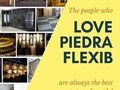 Piedras flexibles. es el más novedoso revestimiento de piedra natural flexible, ligera y única. El desarrollo de este material responde a la gran necesidad de un producto flexible, ligero, adaptable, durable y resistente a la intemperie. La tecnología es tan revolucionaria que se puede adherir a casi cualquier superficie de construcción. Desarrollado para realizar revestimiento de fachadas, remodelaciones, enchapes de muros, decoración y acabados en general. PIEDRA FLEXIBLES SALEMCA está compuesta por una delgada capa de fibra de vidrio y de resina que brinda el soporte adecuado de la lámina de piedra. El espesor de lámina varía en cada referencia.
