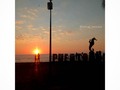 #Sunset #malecon #People #couple #Beach #bay #Sea #Sun