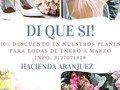 Tienes planeada tu boda 👰🏻 🎩 para este comienzo de año, en la hacienda hemos decidido obsequiarte el 10% de descuento en nuestro planes, reserva ya! contáctanos 📲312 7074838 #bodascajica #bodasenhaciendas #matrimoniofeliz #matrimonioscampestres #matrimoniosbogota