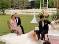 #tbt gracias a @marlenesalome por compartir su mejor momento de la boda, un acto lleno de amor y humildad #camiloyevaluna #evaluna #ricardomontaner #mauyricky