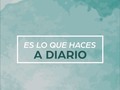 Son los mensajes llenos de amorchito, son los abrazos en un momento inesperado, son las frutas y vegetales que empezaste a incluir en tu alimentación diaria, Son los 5minutos que te despiertas antes para ponerte más linda. Es todo eso y mucho más, es todo lo que haces a Diario y te hace tan encantadoramente TÚ 💚
