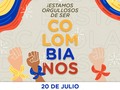 ¡Hoy nos enorgullecemos de ser parte de este hermoso país!🇨🇴💪🏻  20 de julio, día de la independencia de Colombia   #independenciadecolombia #orgullososdesercolombianos