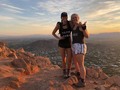 Saying goodbye to Alexis (right) who is going off to work at Phantom Ranch at the bottom of the Grand Canyon. Many of us will be making extra hikes this year to visit her.